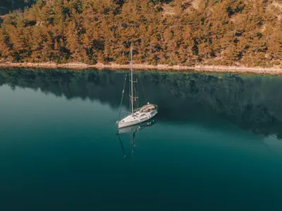 Taurus, a Hanse Yachts Hanse 445 sailboat at Fethiye, Turkey