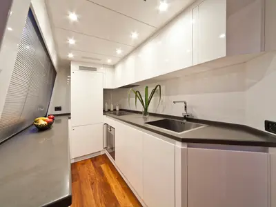 Galley of Premium +, a Abacus Marine Abacus 78 Fly yacht at Seget Donji, Croatia
