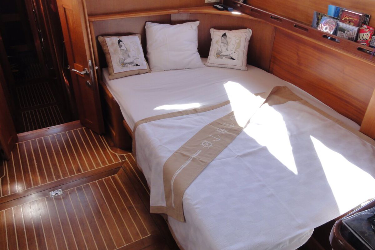 Cabin on Larus, a Custom Made Larus yacht at Pirovac, Croatia