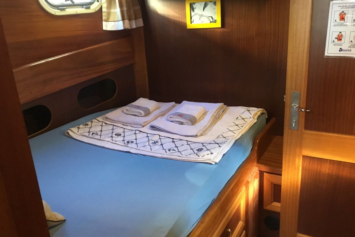 Cabin on Larus, a Custom Made Larus yacht at Pirovac, Croatia