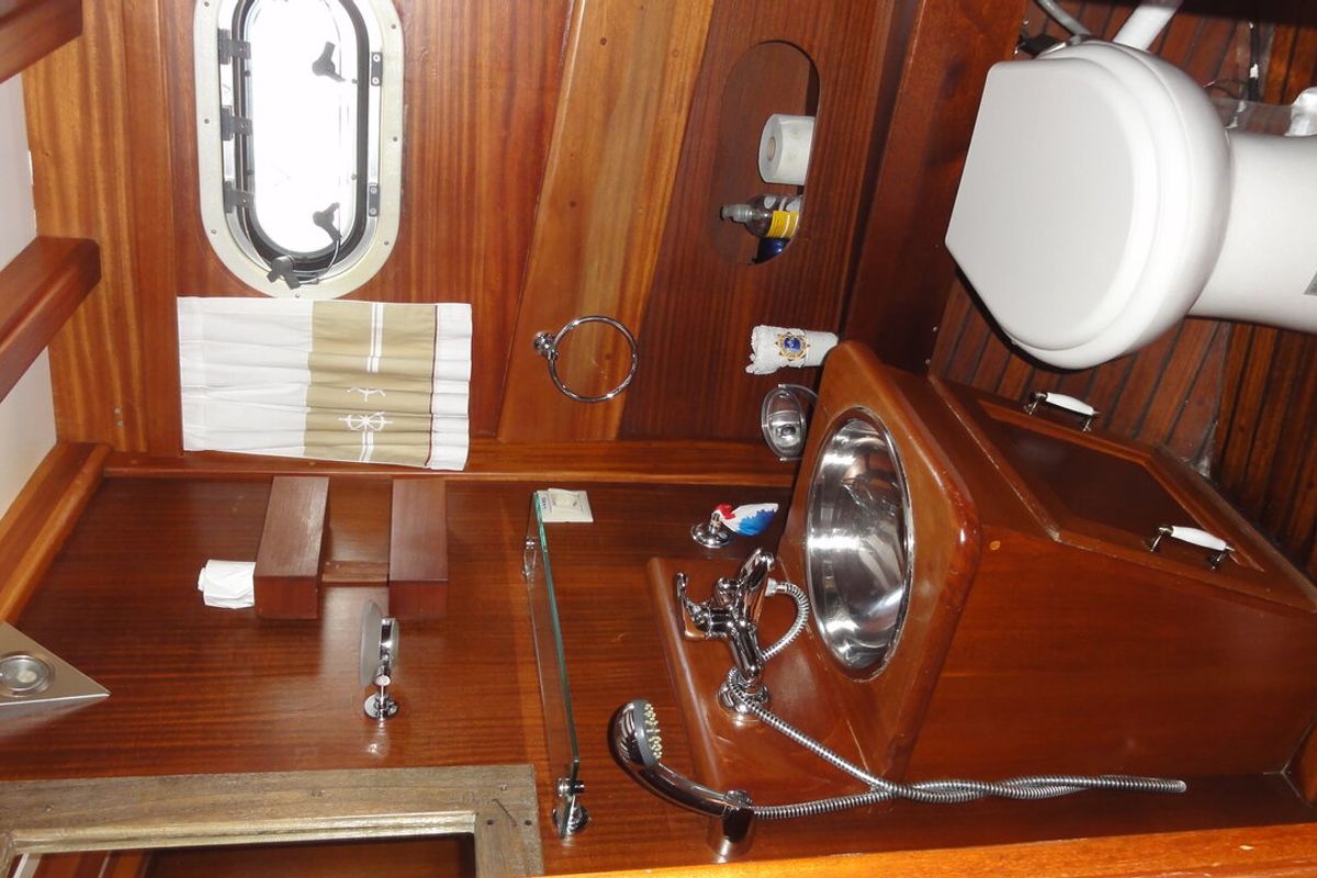 Head on Larus, a Custom Made Larus yacht at Pirovac, Croatia