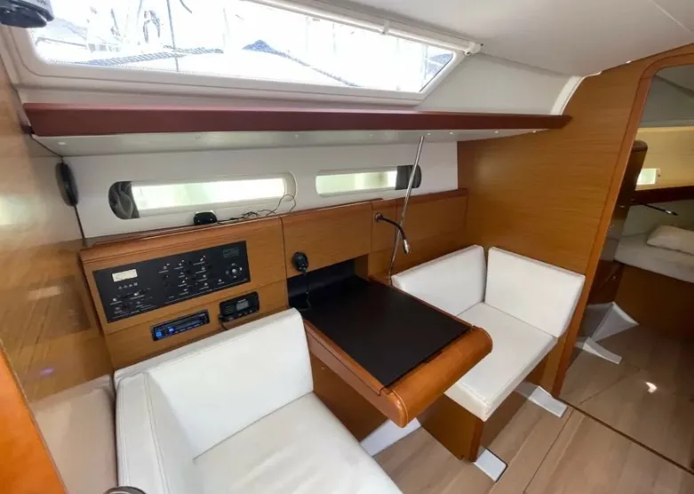 BLUEBERRY, a Jeanneau Sun Odyssey 419 sailboat at Parikia, Greece