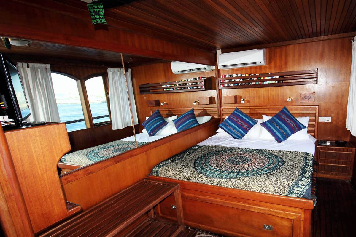 Cabin on Stella 1, a Gulet Wooden motor yacht yacht at Malé, Maldives