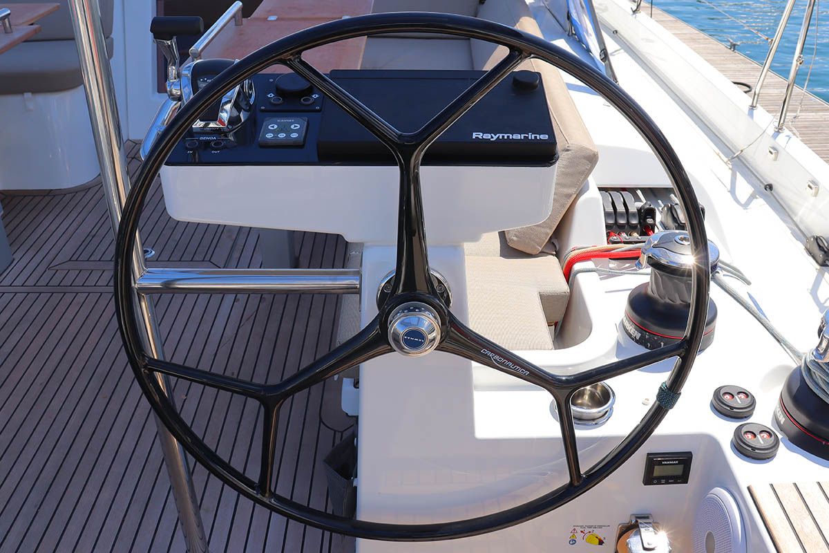 Heartbeat, a Beneteau Oceanis 54 sailboat at Road Town, British Virgin Islands