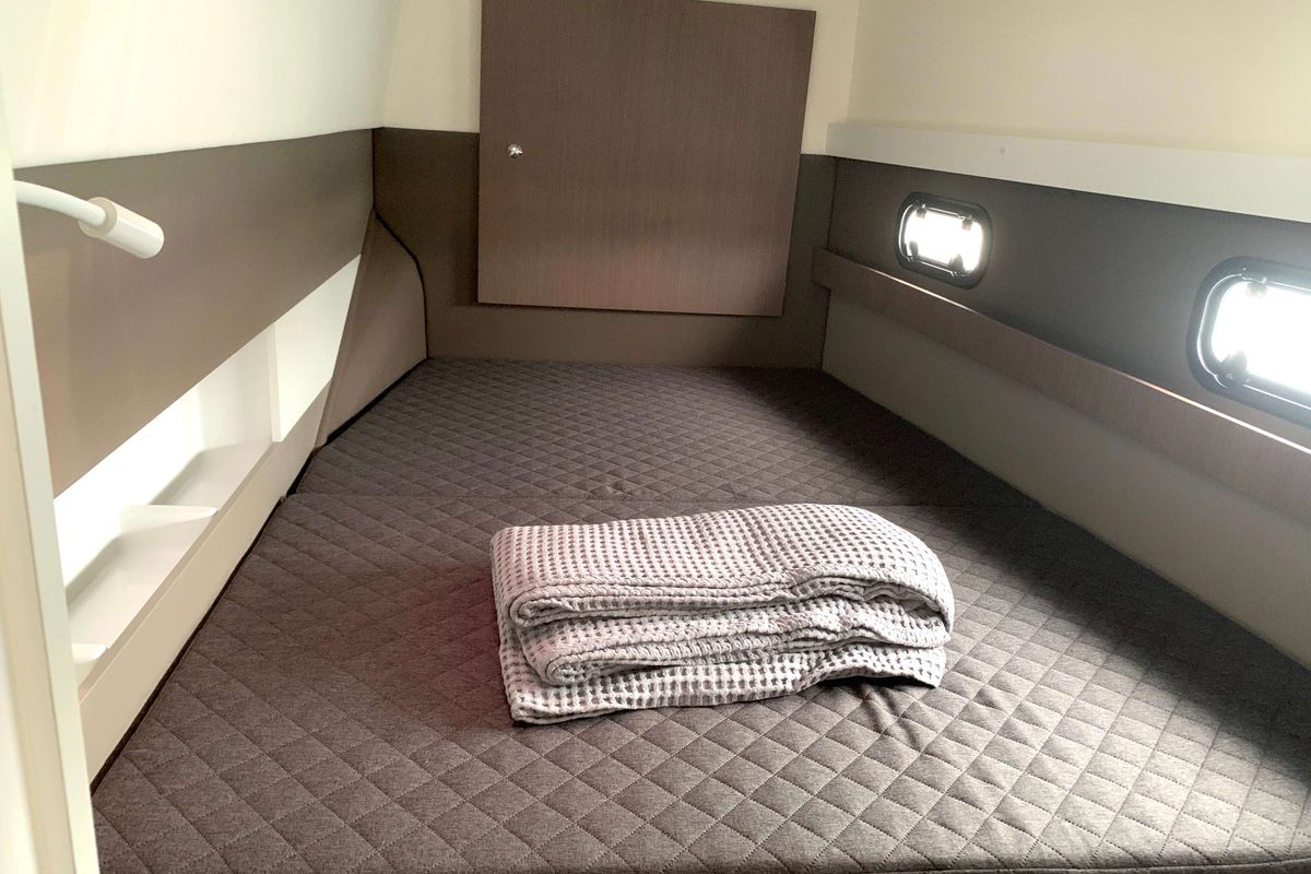 Cabin on Micha, a Bali 4.1 - 4 + 2 cab.* catamaran at Lavreotiki Municipal Unit, Greece