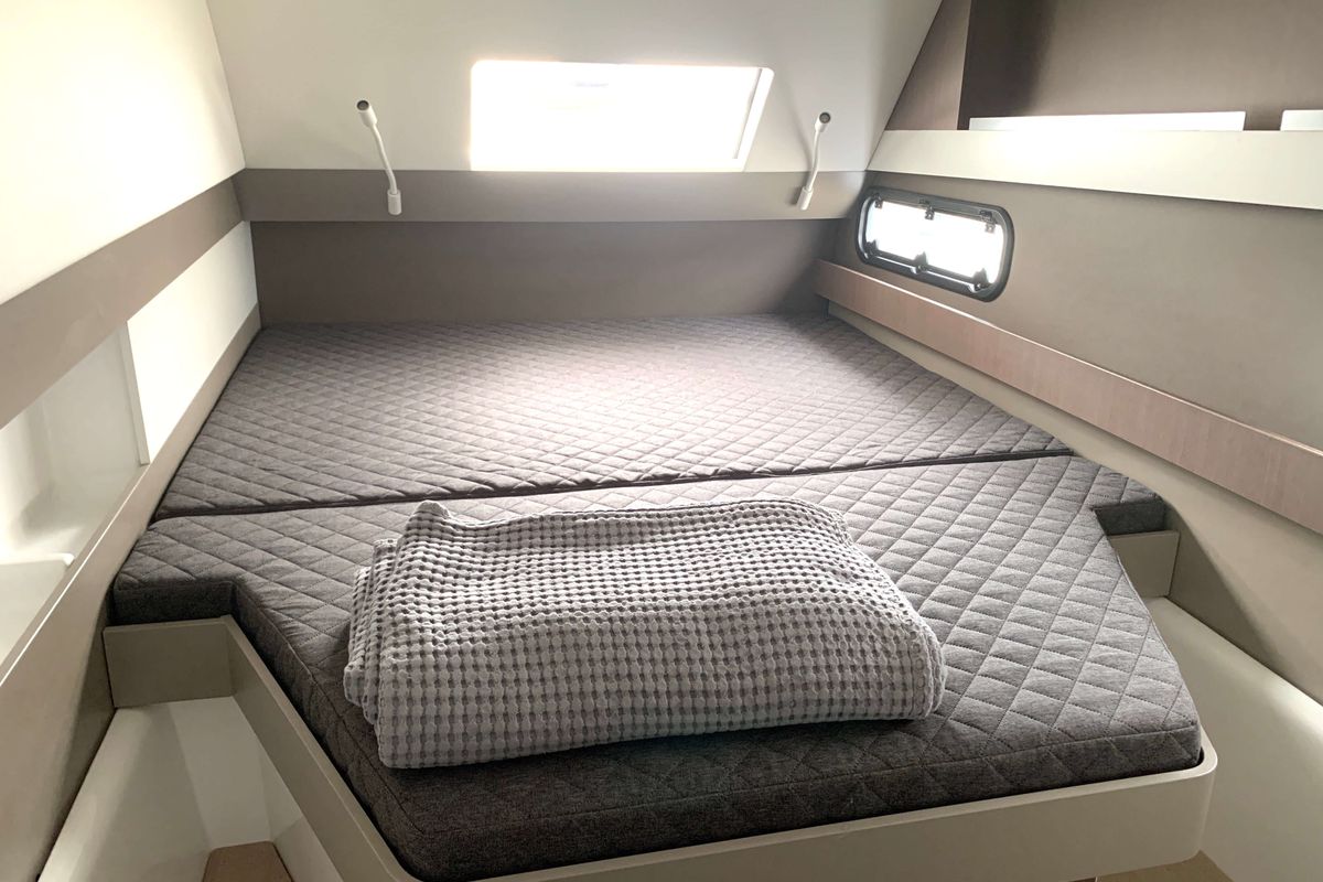 Cabin on Micha, a Bali 4.1 - 4 + 2 cab.* catamaran at Lavreotiki Municipal Unit, Greece