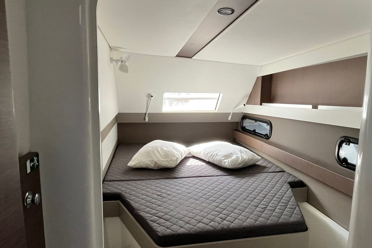 Cabin on Micha, a Bali 4.1 - 4 + 2 cab.* catamaran at Lavreotiki Municipal Unit, Greece