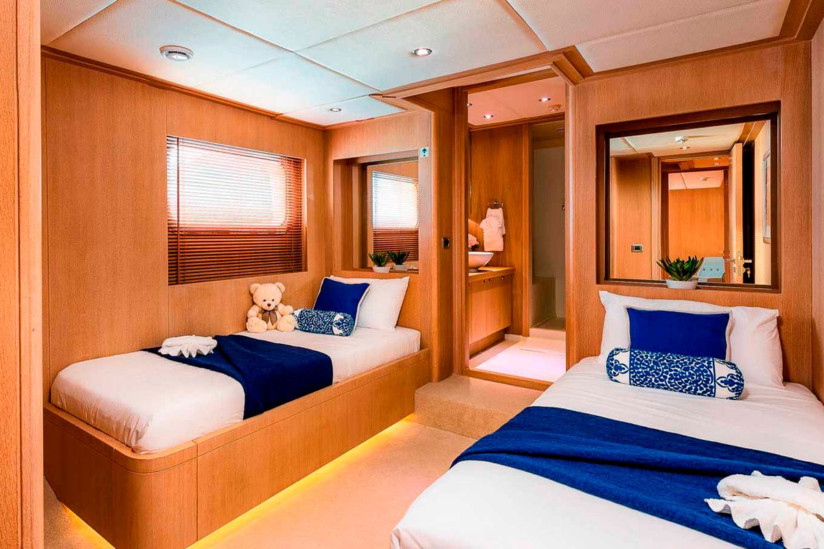 Cabin on Grace, a Gulet Motoryacht yacht at Split, Croatia