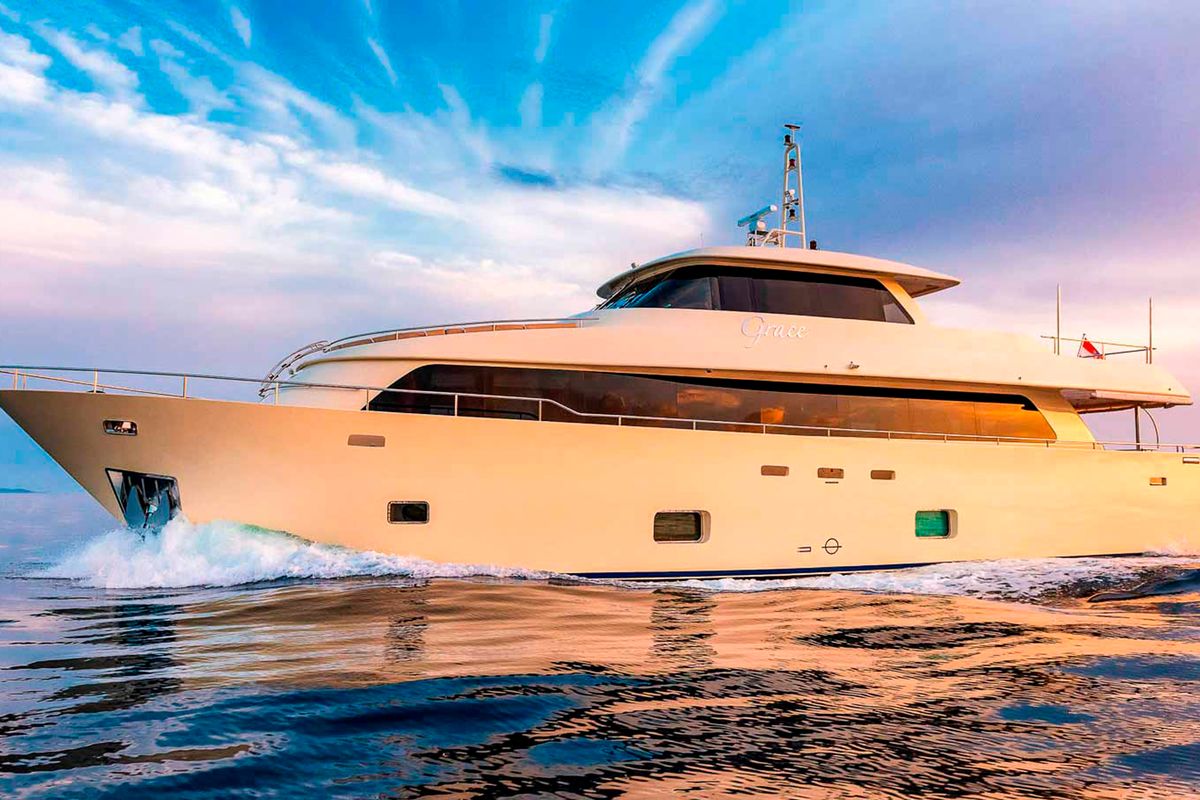 Exterior view of Grace, a Gulet Motoryacht yacht at Split, Croatia
