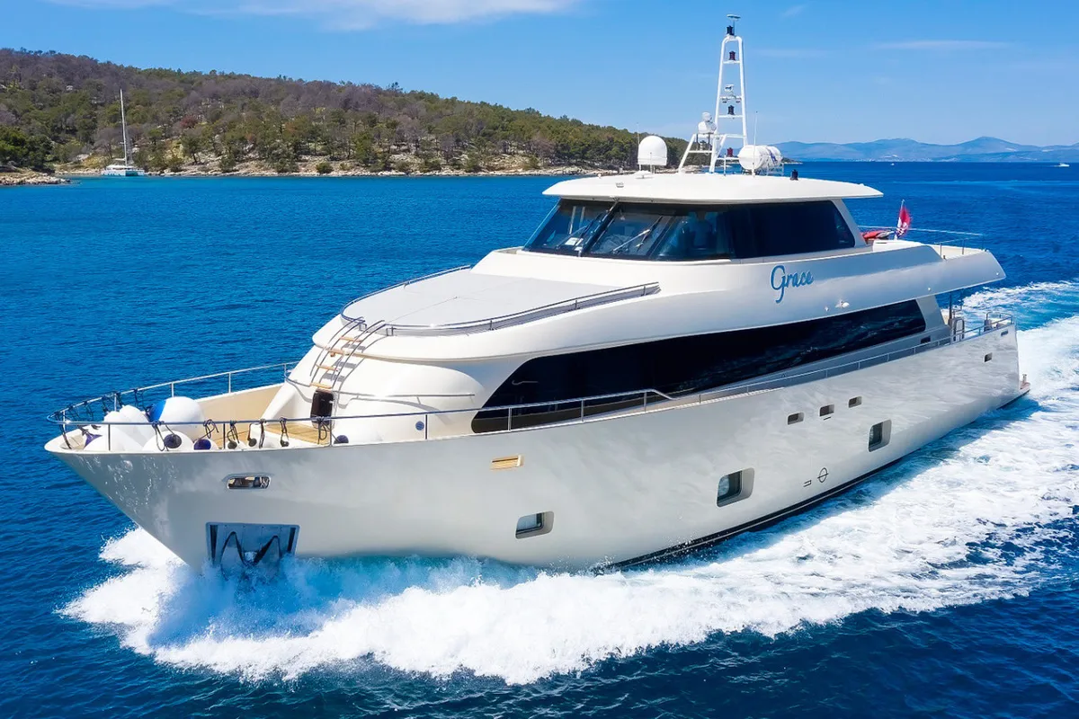 Exterior view of Grace, a Gulet Motoryacht yacht at Split, Croatia