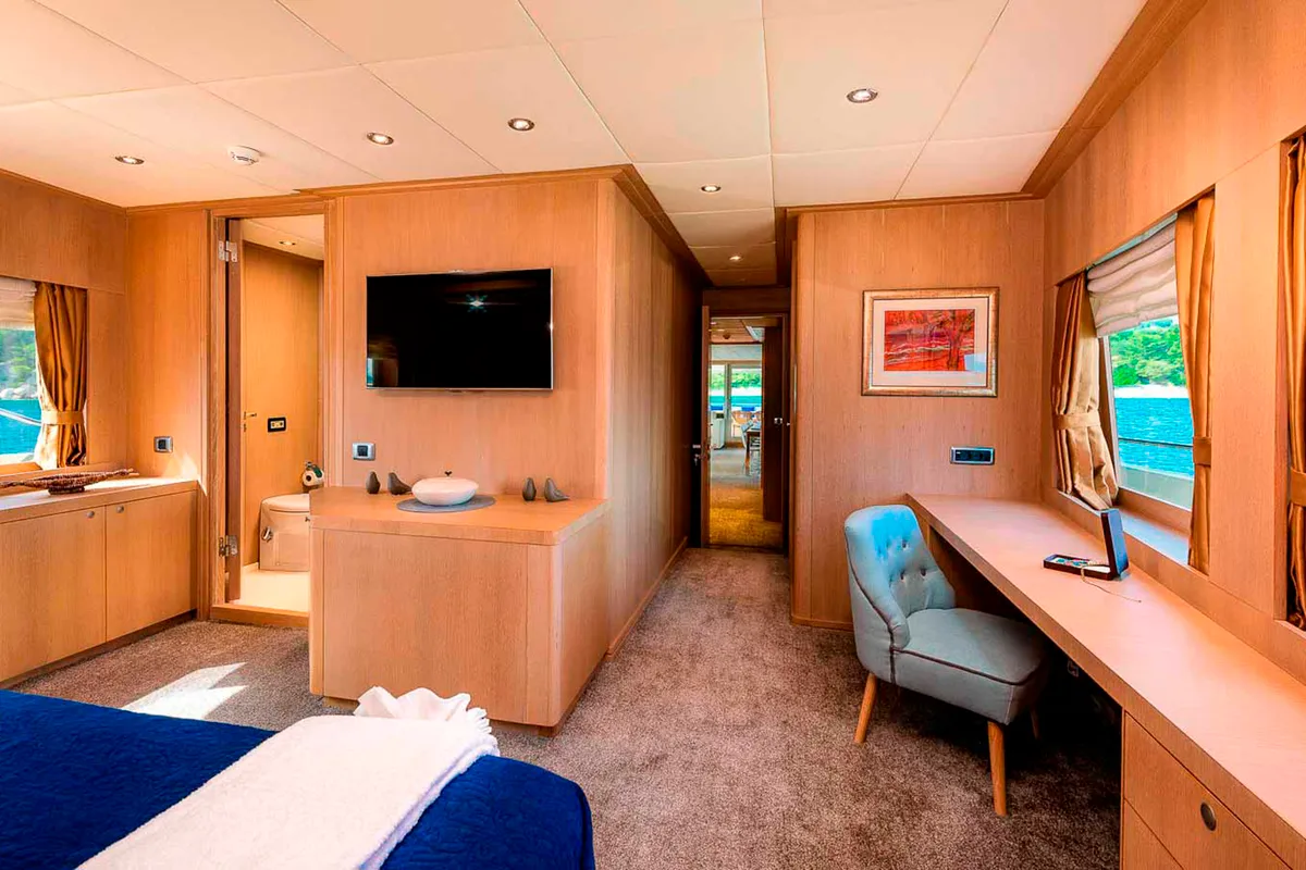 Cabin on Grace, a Gulet Motoryacht yacht at Split, Croatia