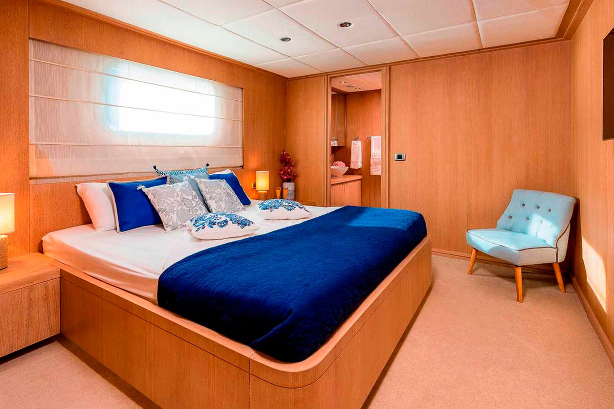 Cabin on Grace, a Gulet Motoryacht yacht at Split, Croatia
