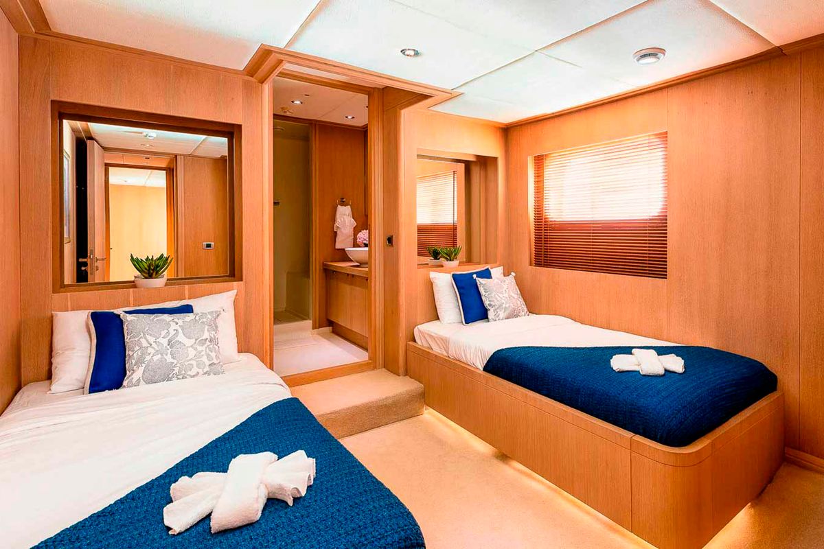 Cabin on Grace, a Gulet Motoryacht yacht at Split, Croatia