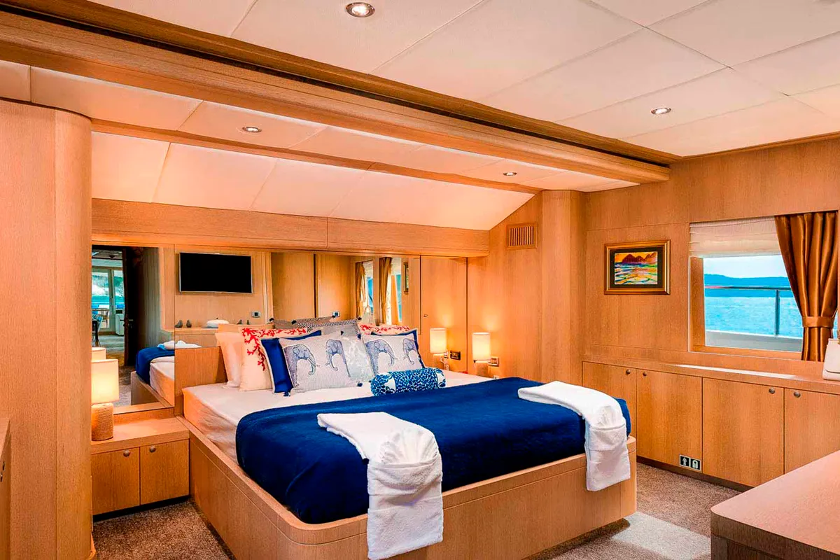 Cabin on Grace, a Gulet Motoryacht yacht at Split, Croatia