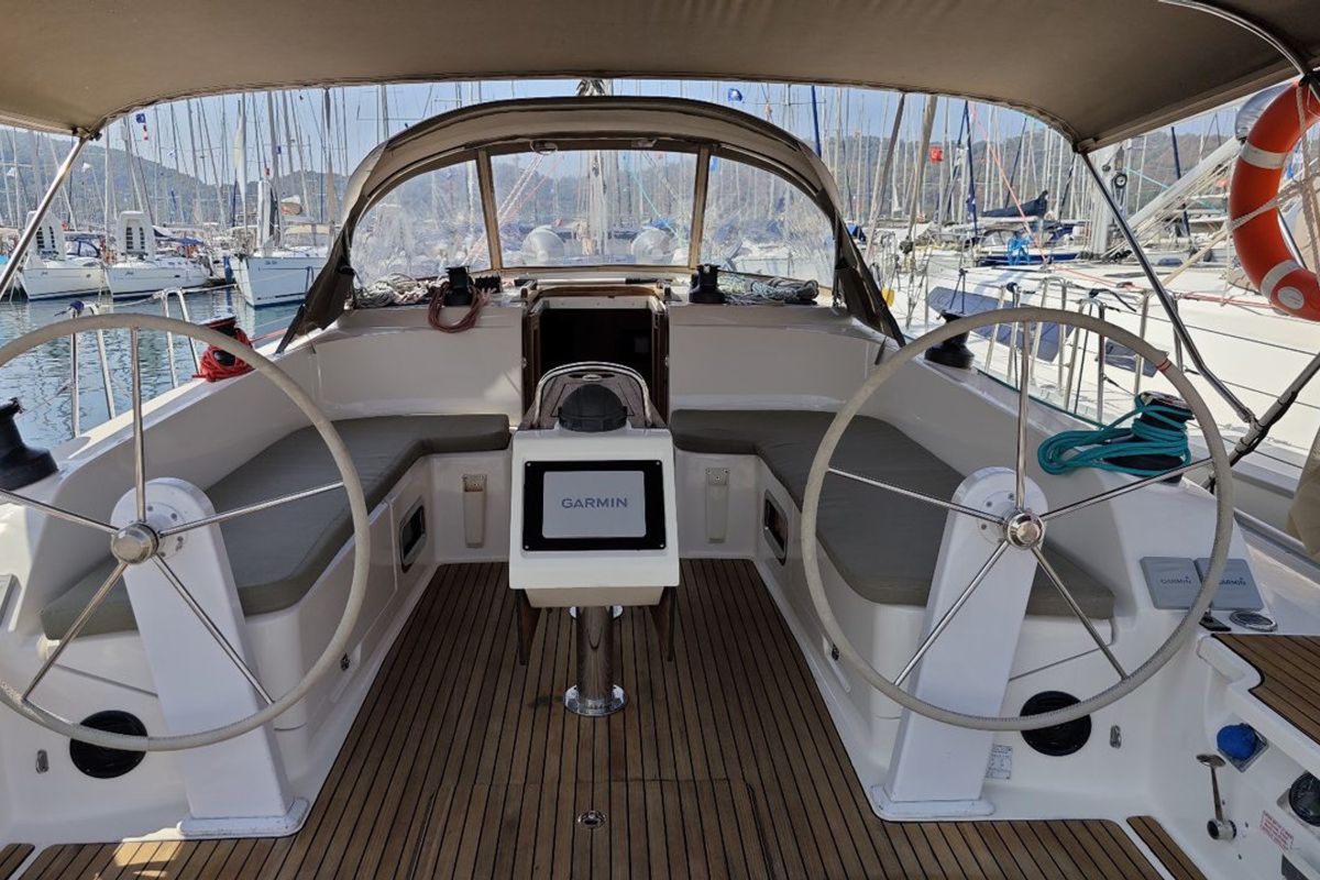 Simba, a Bavaria Cruiser 46 sailboat at Fethiye, Turkey