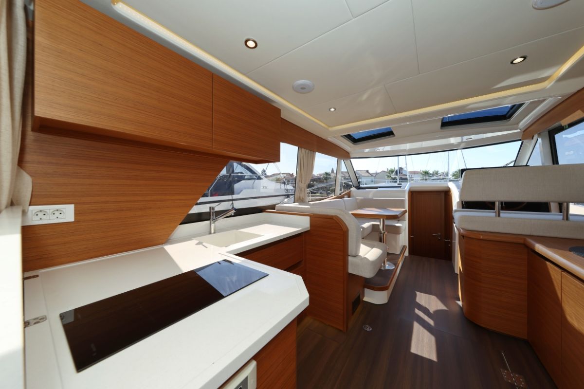 Galley of Vita Bella, a Greenline 39 yacht at Grad Biograd na Moru, Croatia