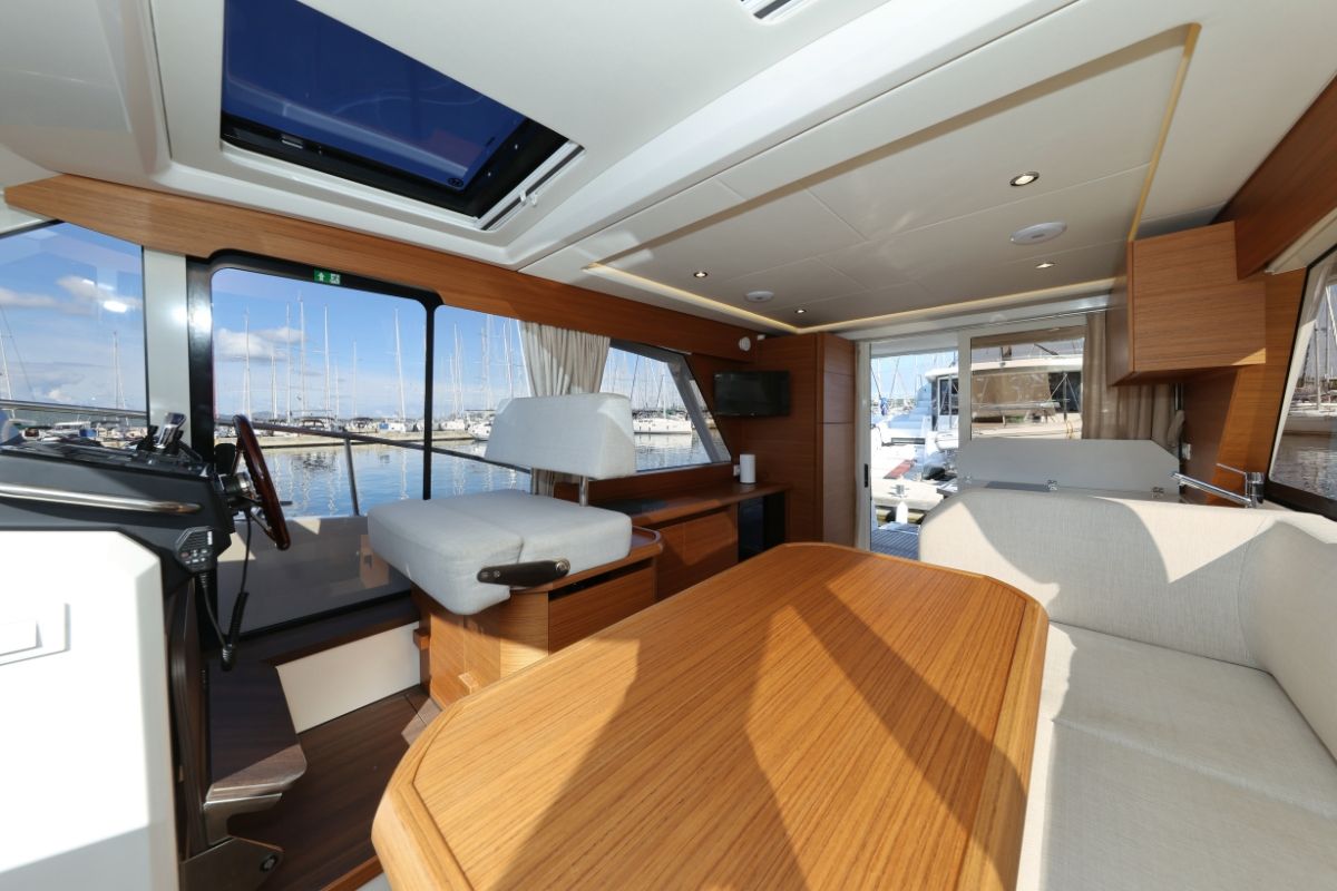 Salon of Vita Bella, a Greenline 39 yacht at Grad Biograd na Moru, Croatia