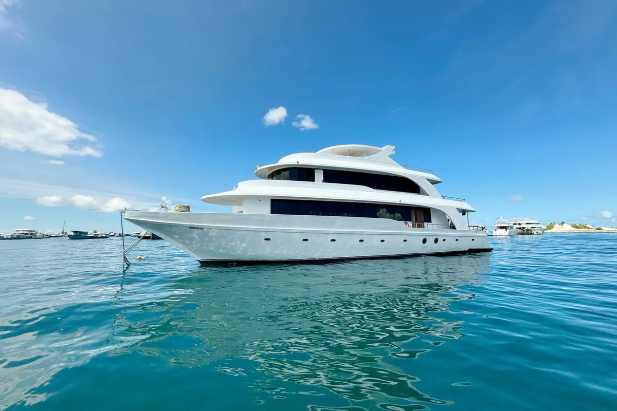 Exterior view of North Seven, a Gulet Motoryacht yacht at Malé, Maldives