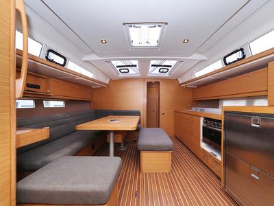 Salon of Chuck, a Dufour 460 GL sailboat at Grad Vodice, Croatia