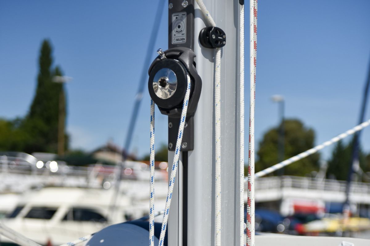 Nixie, a Bavaria Cruiser 41 sailboat at Zadar, Croatia