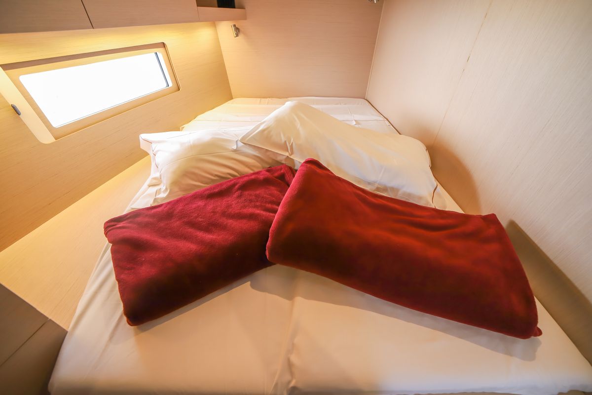 Cabin on Zagara - Comfort Line, a Beneteau Oceanis 51.1 sailboat at Olbia, Italy