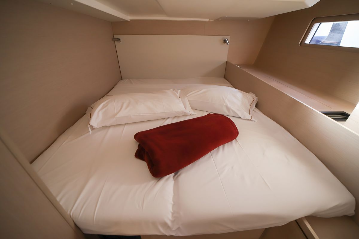 Cabin on Zagara - Comfort Line, a Beneteau Oceanis 51.1 sailboat at Olbia, Italy