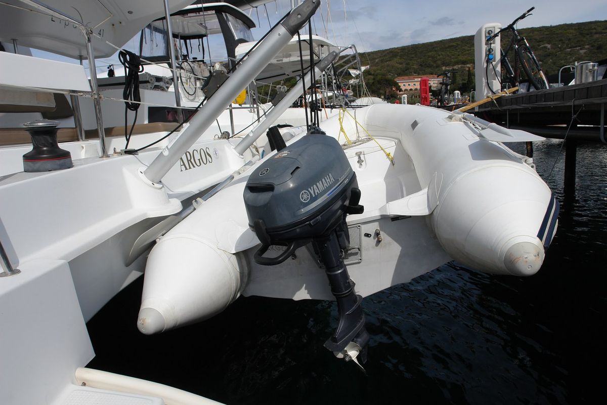 Argos, a Fountaine Pajot Lipari 41 catamaran at Punat, Croatia