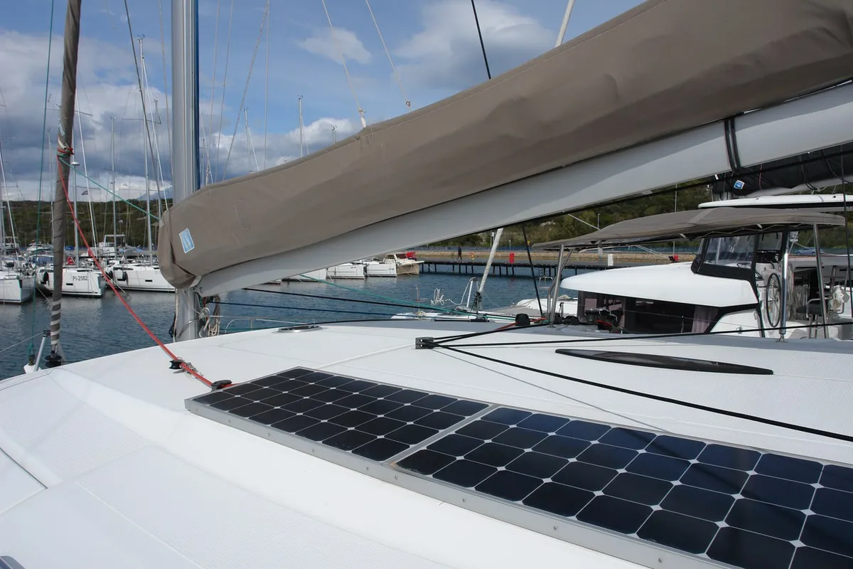 Argos, a Fountaine Pajot Lipari 41 catamaran at Punat, Croatia
