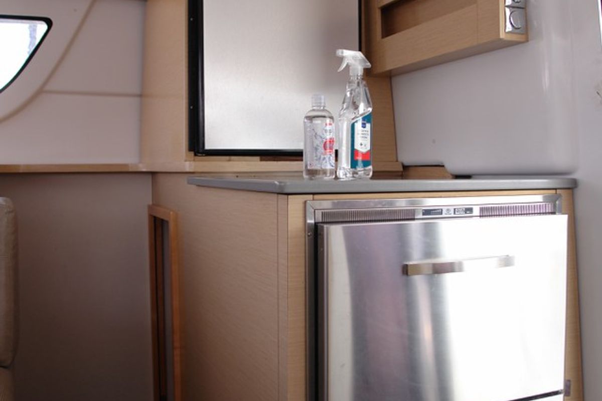 Galley of Argos, a Fountaine Pajot Lipari 41 catamaran at Punat, Croatia