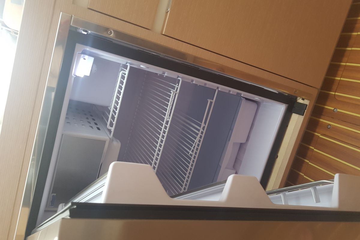 Galley of April, a Elan Impression 50 sailboat at Pirovac, Croatia