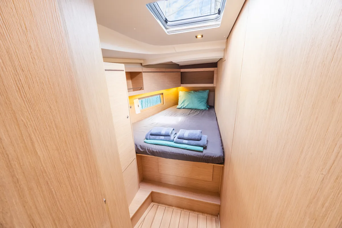 Cabin on Ellaida Built 2019, a Beneteau Oceanis 46.1 sailboat at Municipal Unit of Lefkada, Greece