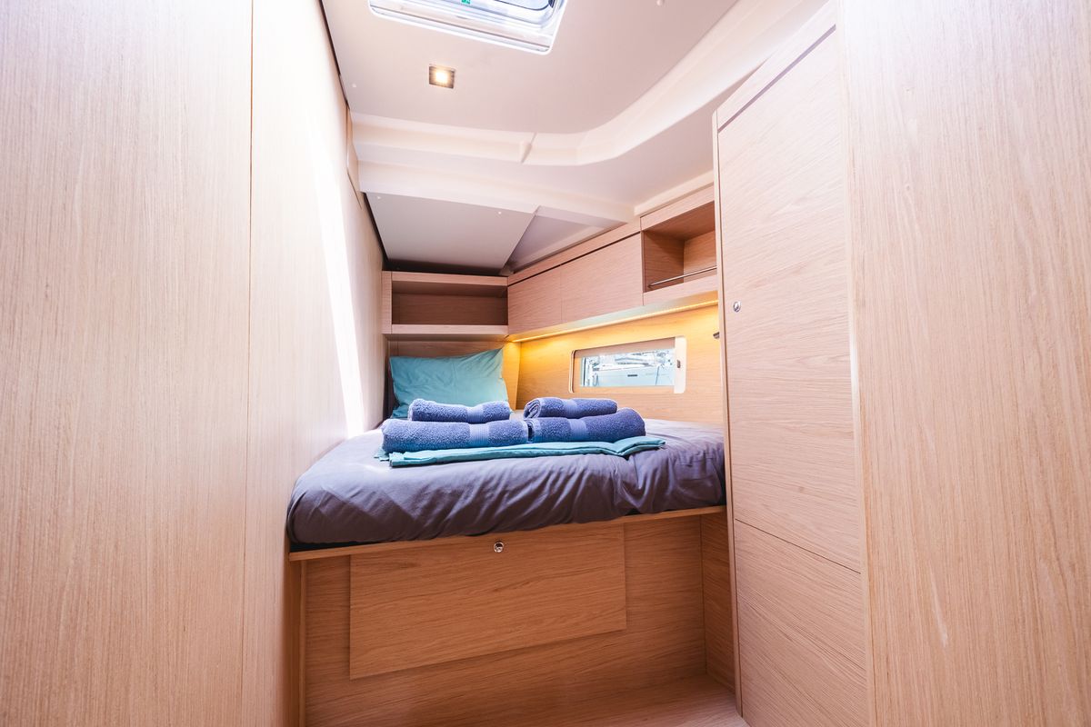 Cabin on Ellaida Built 2019, a Beneteau Oceanis 46.1 sailboat at Municipal Unit of Lefkada, Greece