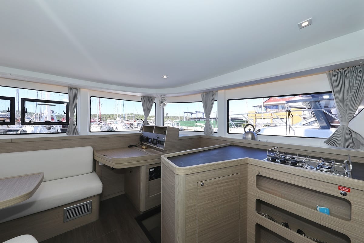 Salon of Sail la Vie, a Lagoon 42 catamaran at Pirovac, Croatia