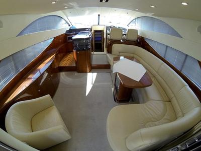 Salon of Luna IV, a Fairline Boats Fairline Phantom 50 yacht at Grad Šibenik, Croatia