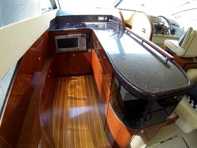 Galley of Luna IV, a Fairline Boats Fairline Phantom 50 yacht at Grad Šibenik, Croatia
