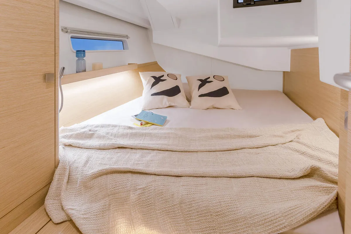 Cabin on Taja, a Hanse Yachts Hanse 410 sailboat at Pirovac, Croatia