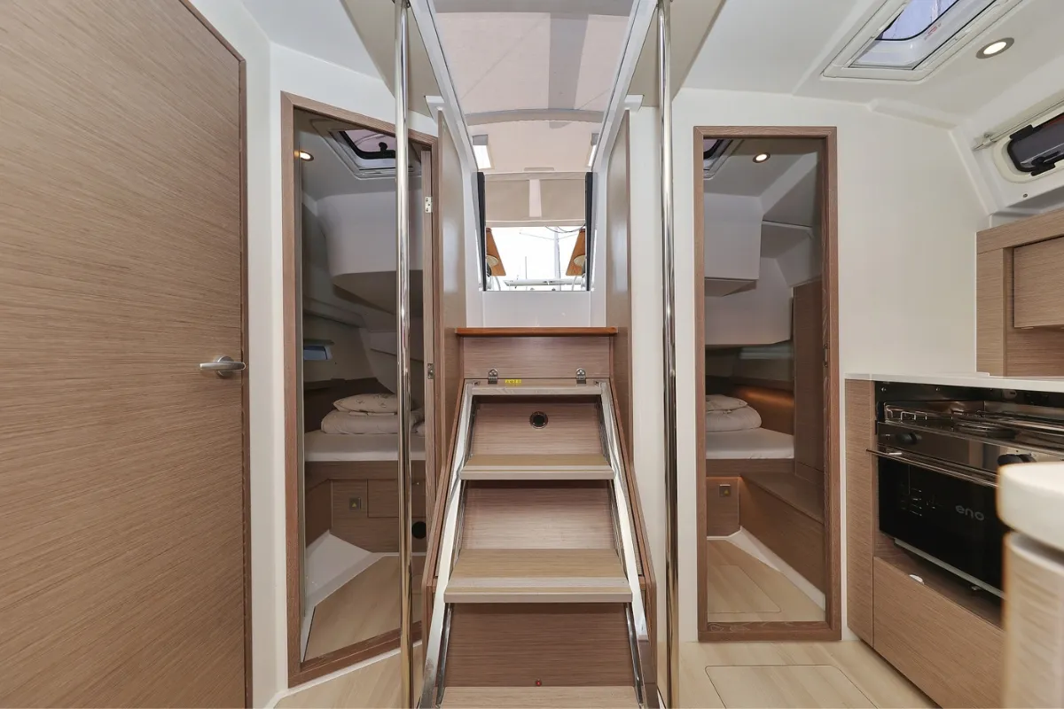 Taja, a Hanse Yachts Hanse 410 sailboat at Pirovac, Croatia