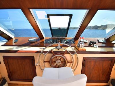 Cockpit of Twin bed cabin lower deck 4, a Gulet Luxury Motor Yacht motorboat at Sharm El Sheikh, Egypt