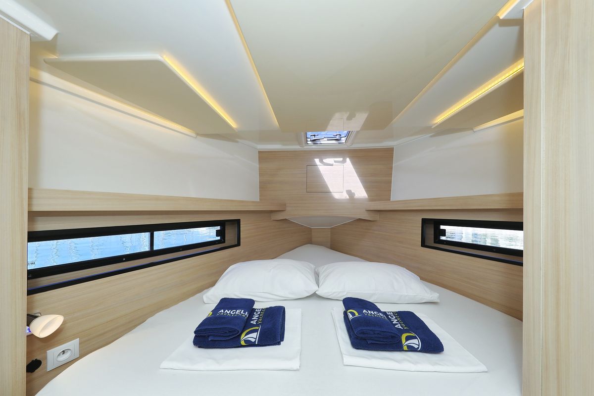 Cabin on Batu, a Cobra Yachts Futura 40 Grand Horizon yacht at Grad Vodice, Croatia