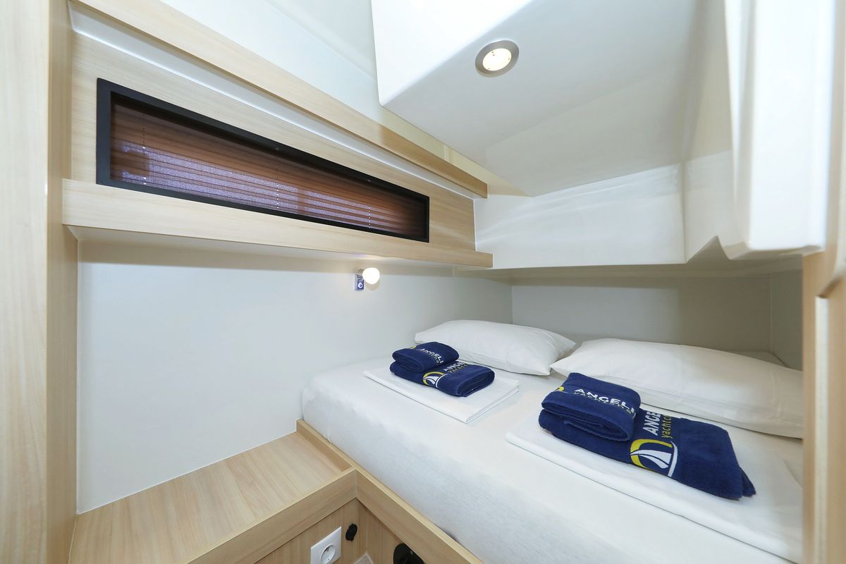 Cabin on Batu, a Cobra Yachts Futura 40 Grand Horizon yacht at Grad Vodice, Croatia