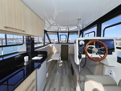 Salon of Batu, a Cobra Yachts Futura 40 Grand Horizon yacht at Grad Vodice, Croatia