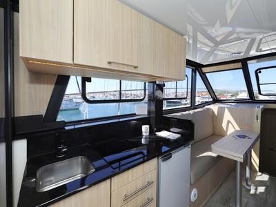Galley of Batu, a Cobra Yachts Futura 40 Grand Horizon yacht at Grad Vodice, Croatia