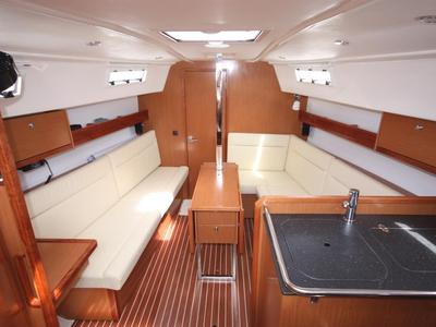 Galley of Big Kahuna, a Bavaria Cruiser 32 sailboat at Mai Khao, Thailand