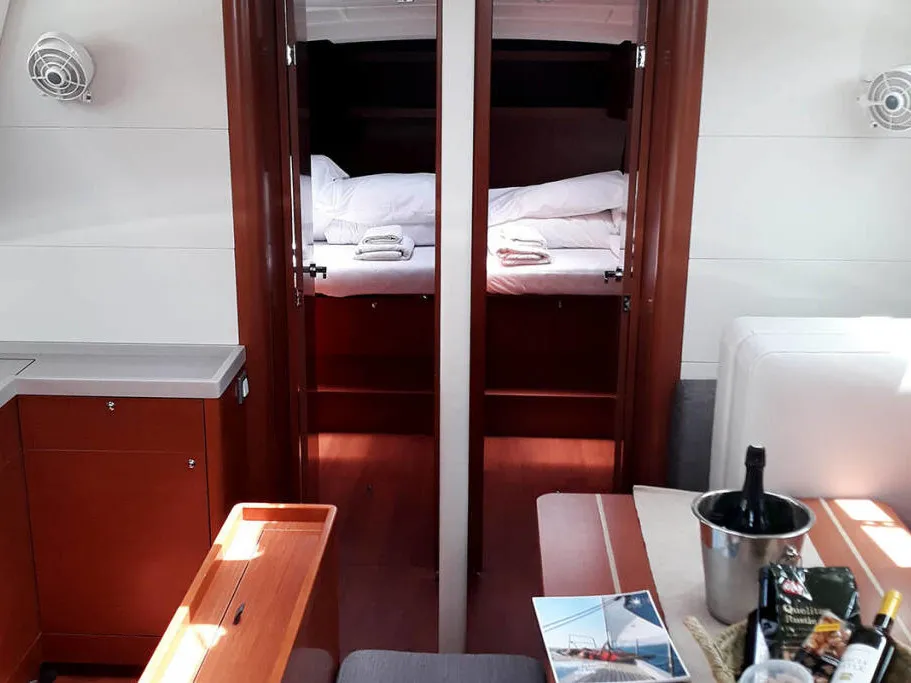 AF-O46.1OL, a Beneteau Oceanis 46.1 sailboat at Piraeus, Greece