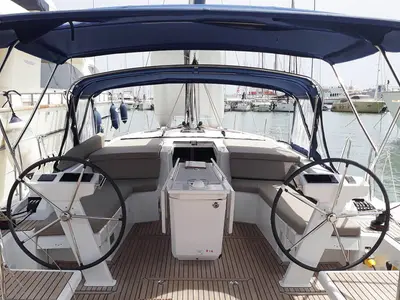 AF-O46.1OL, a Beneteau Oceanis 46.1 sailboat at Piraeus, Greece