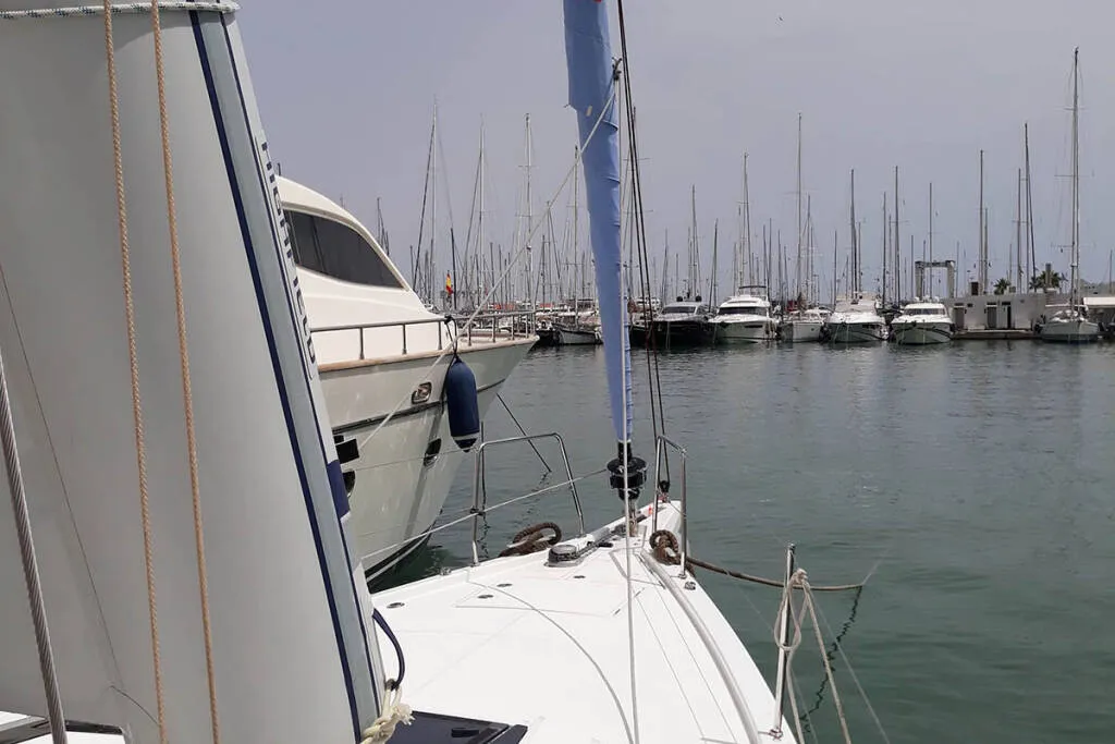 AF-O46.1OL, a Beneteau Oceanis 46.1 sailboat at Piraeus, Greece