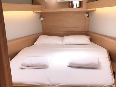 Cabin on Nikolas-Aegeas, a Dufour 430 sailboat at Kos, Greece