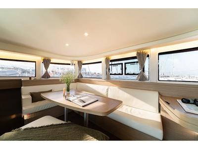 Salon of Eleni, a Lagoon 42 catamaran at Municipal Unit of Rhodes, Greece