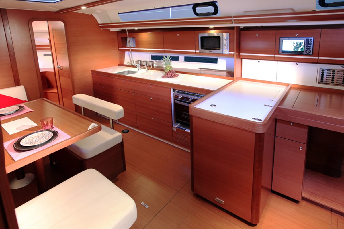 Galley of Lara, a Dufour 335 GL sailboat at Grad Šibenik, Croatia