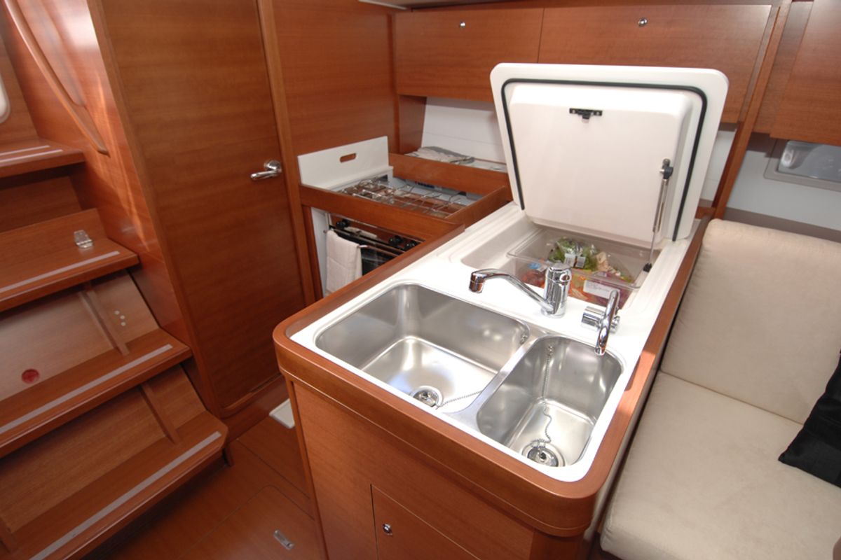 Galley of Lara, a Dufour 335 GL sailboat at Grad Šibenik, Croatia